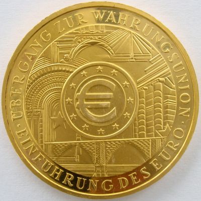 200 Euro Währungsunion 2002 1 Unze